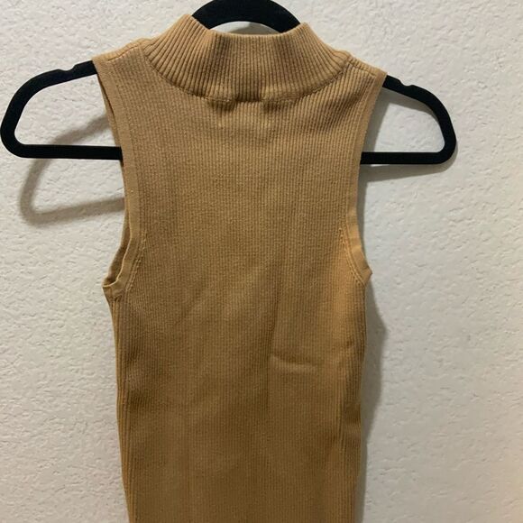 Heartloom ribbed knit Beatrix Top Camel colour top Size M - Picture 6 of 7
